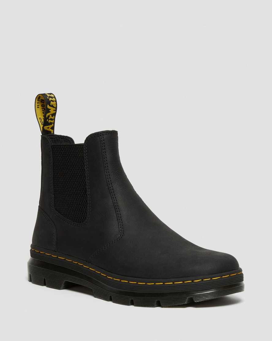 Dr. Martens 2976 Lær Casual Chelsea Støvler Dame Svart [8539LSNAD]